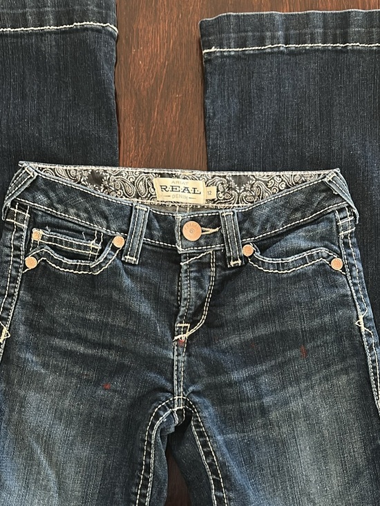 Ariat Other - Ariat Kids Dark Blue Denim Jeans with White Topstitching